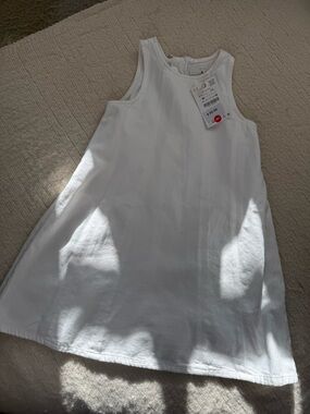 Zara White Girls' Tank Dress